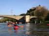 Abpaddeln bei bestem Wetter