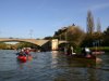 Abpaddeln bei bestem Wetter