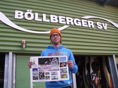 Sebastian Winter mit Kicker Sebastian Winter mit Kicker
