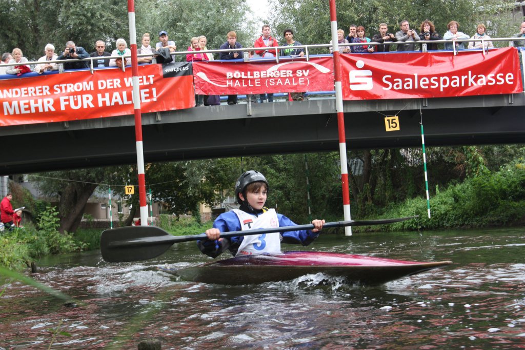 11. Kanuslalom zwischen Salz- und Salinefest in Halle (Saale)