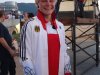 Lisa Fritsche vor Kameras