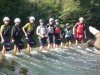 Vor dem sprung ins wasser