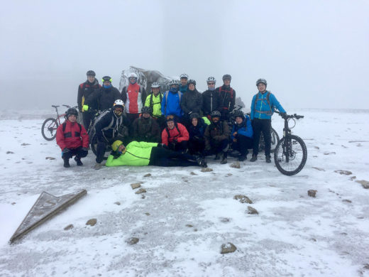 Erster Schnee für die BSV Kanuten beim BrockenRocken 2016