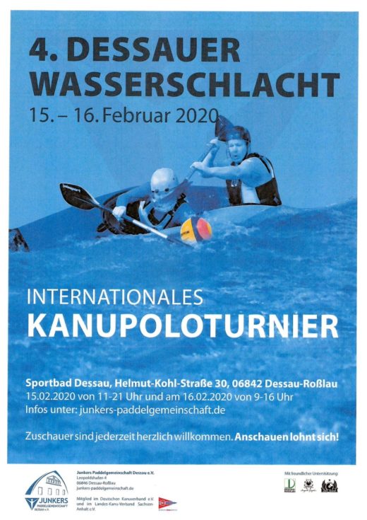 BSV-Kanupolo bei der  "4. Dessauer Wasserschlacht" @ Sportbad Dessau