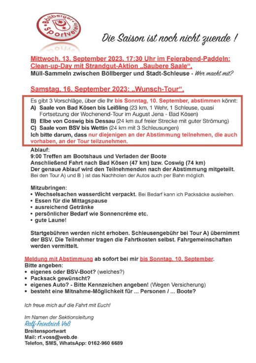 Einladung