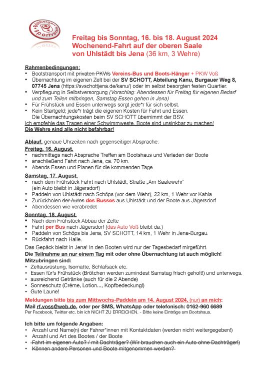 Ausschreibung