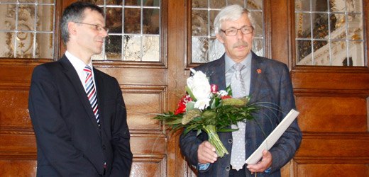 Ehrennadel des Landes Sachsen-Anhalt für Dr. Uwe Pfannmöller