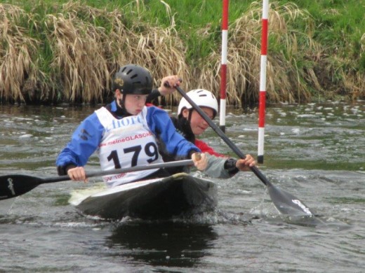 Trödel/Göttling paddeln auf Platz 1 bei  den Thüringer Landesmeisterschaften